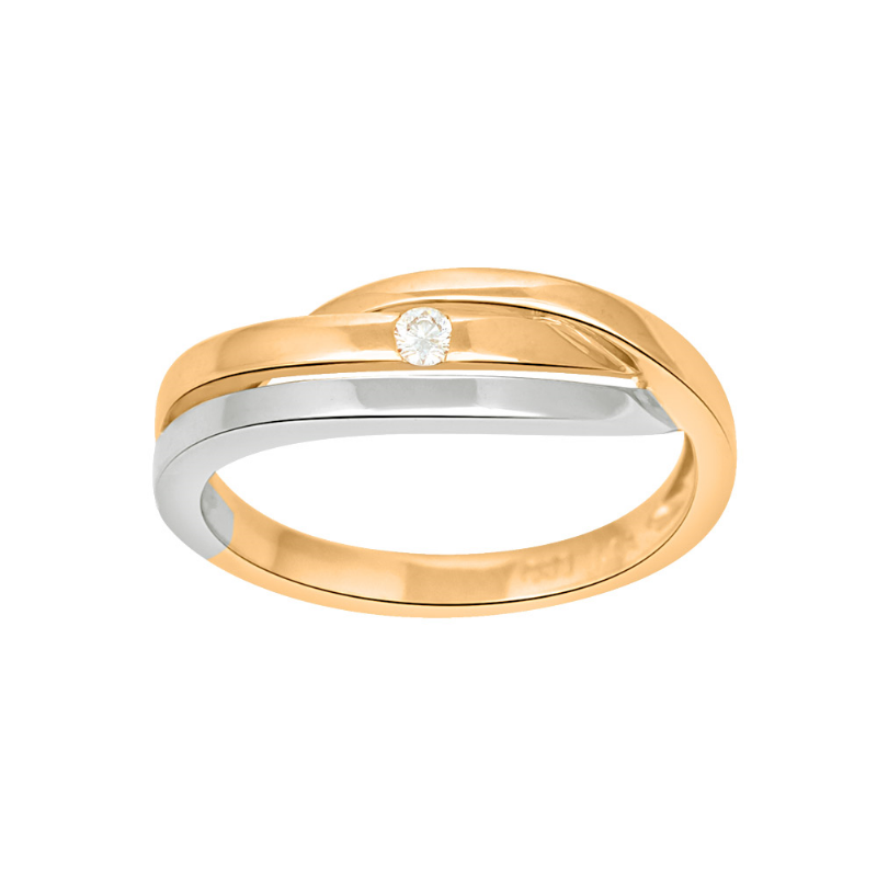 14 Karat Guld Ring Fra Nordahl Andersen Med Brillant 004 Carat Twsi