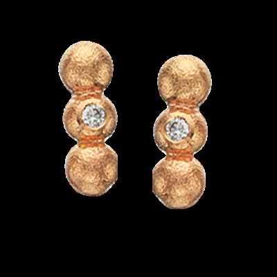 14 Karat Guld ørestikker Fra Scrouples Med Brillanter 004 Carat Twsi